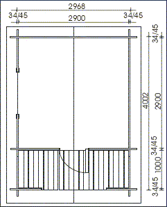 Vierasmaja pohjakuva